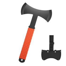 Throwing Axes and Tomahawks, 3 Pack 11.9 inch Double Bit Axe Throwing Hatchet Set, Stainless Steel Head with Non-Slip TPR Rubber Handle