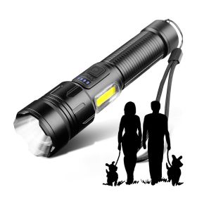Portable LED Rechargeable Flashlight for Household